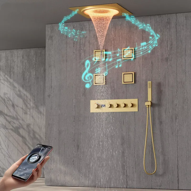 Smart Home In Us - Conjunto de Chuveiro LED Inteligente com