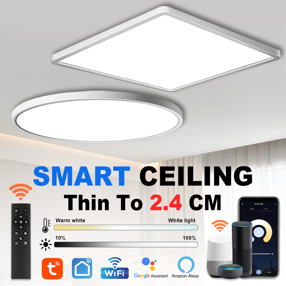 Smart Home Touchscreen Control Panel - Moderno led luz de teto inteligente