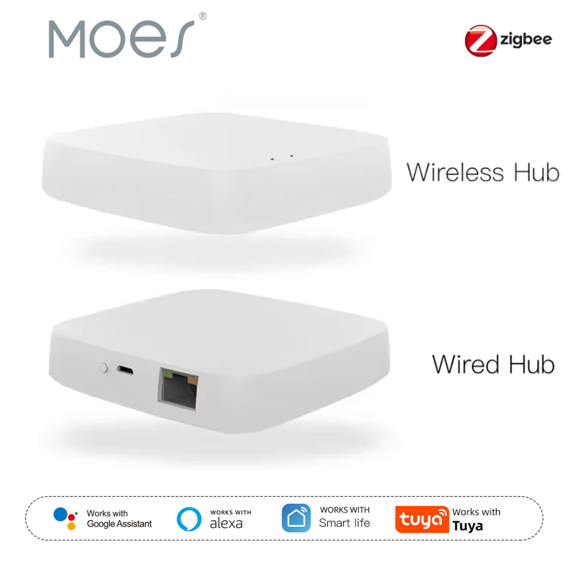 Smart Home Living - Moes tuya zigbee 3.0 hub gateway