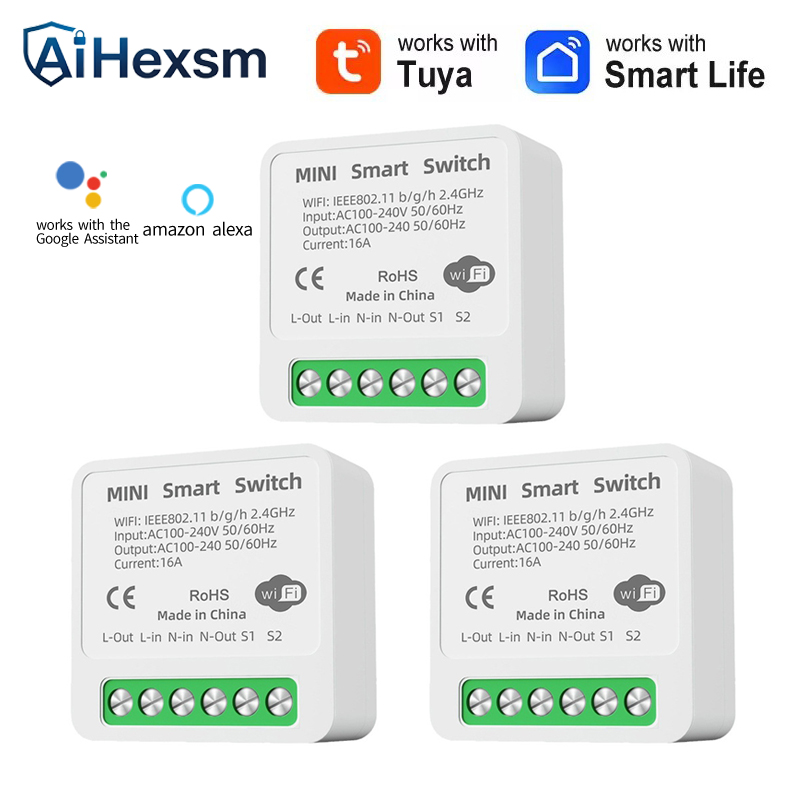 Smart Home Energy - 16a tuya wifi interruptor inteligente controle