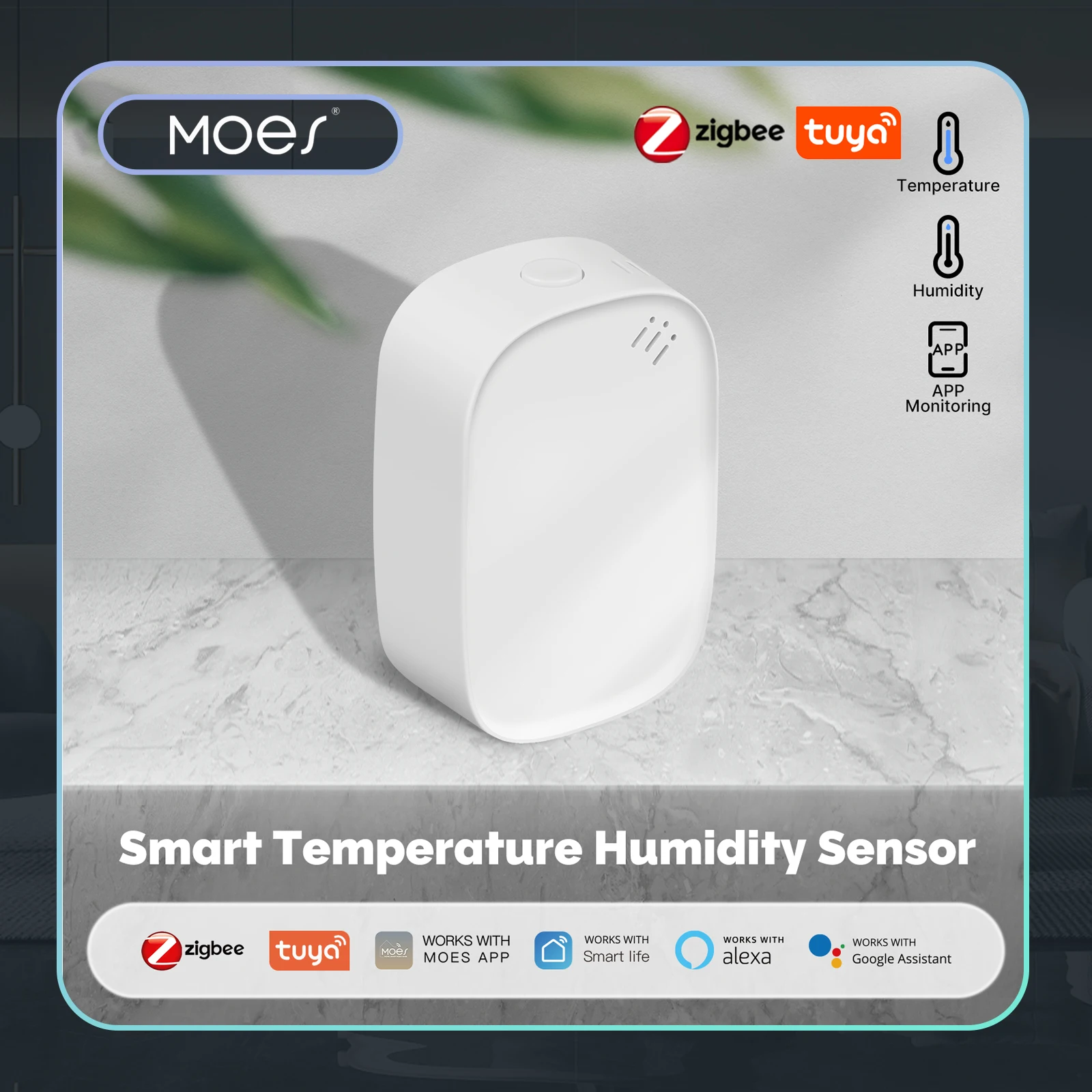 Smart Home Design - Moes tuya zigbee inteligente sensor de