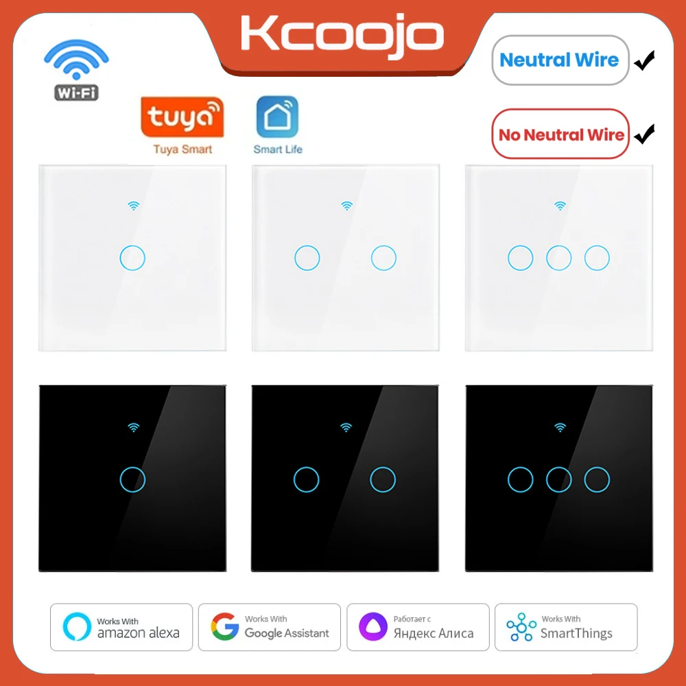 Smart Home Ikea - Tuya wifi ue interruptores inteligentes 1/2/3/4gang