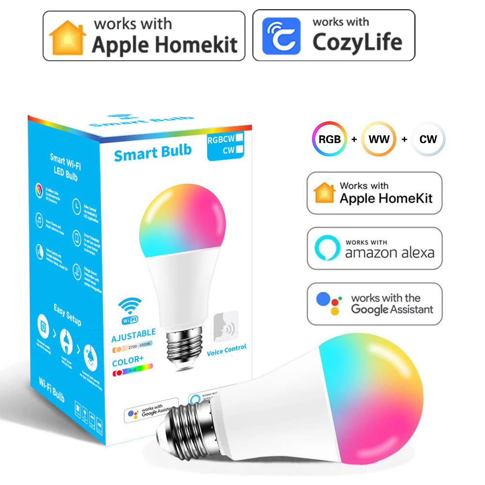 Alexa Compatible Bulb - 9w wifi homekit lâmpada de luz