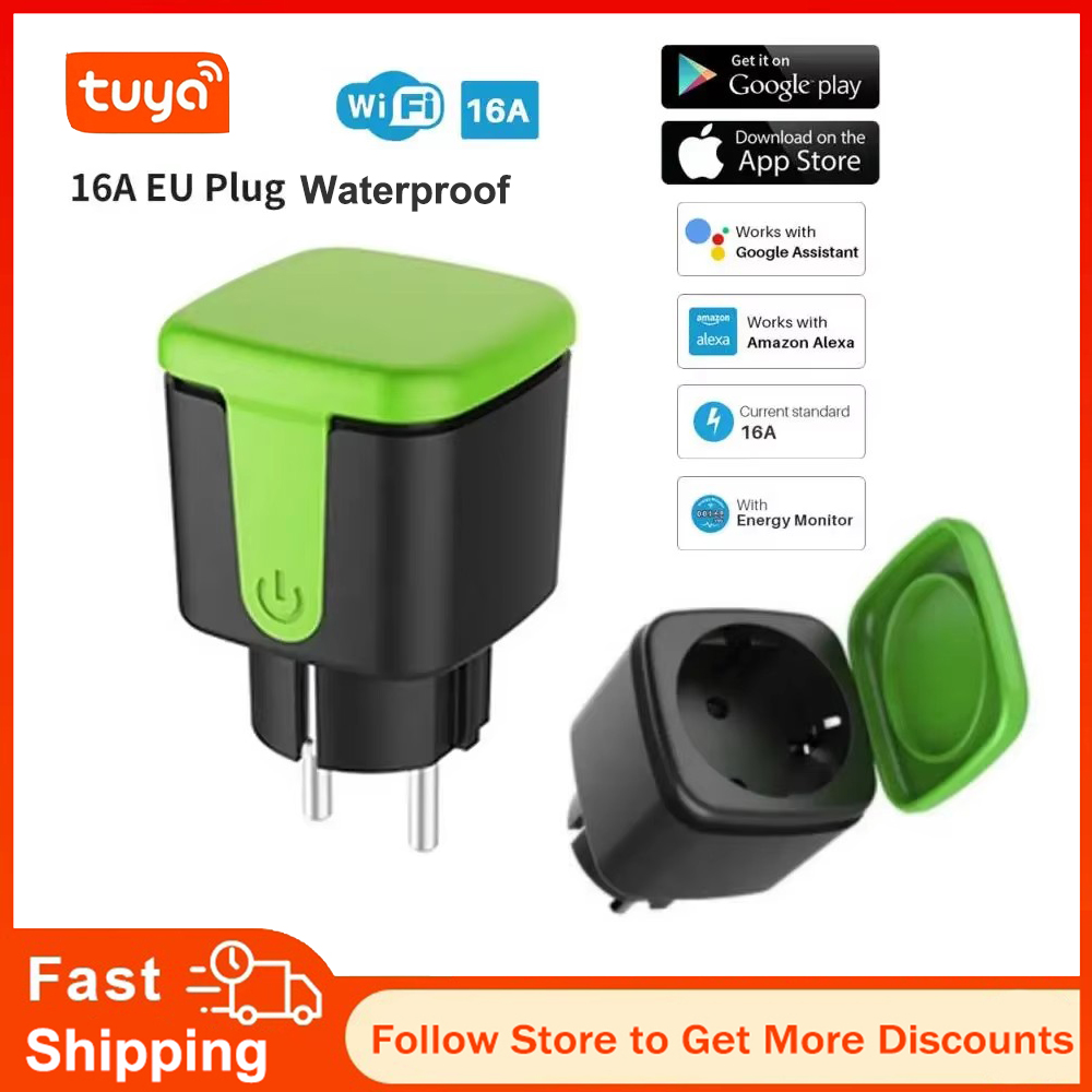 Smart Home Living - Tomada Inteligente Tuya EU 16A WiFi