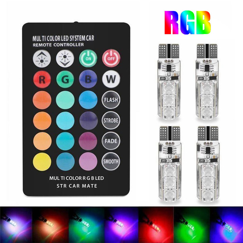 Voice Control Light Bulb - 4PCS Lâmpada de Sinalização para Carro
