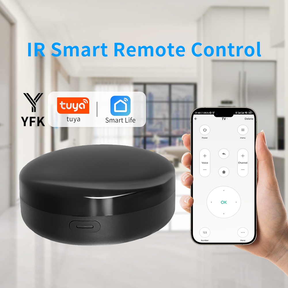 Smart Home Wifi Hub - Controle Remoto Universal IR YFK Tuya