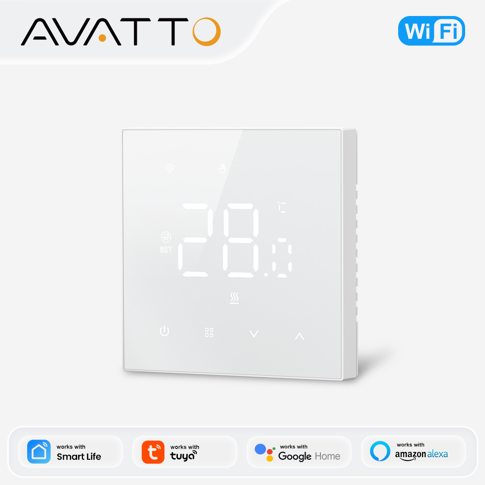 Alexa Compatible Bulb - Controlador de Termostato WiFi AVATTO Tuya