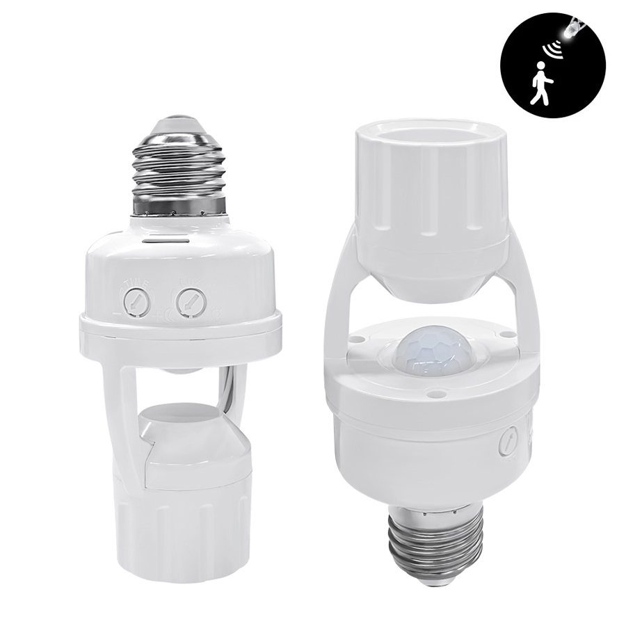 Voice Control Light Bulb - Sensor de Movimento PIR E27 para