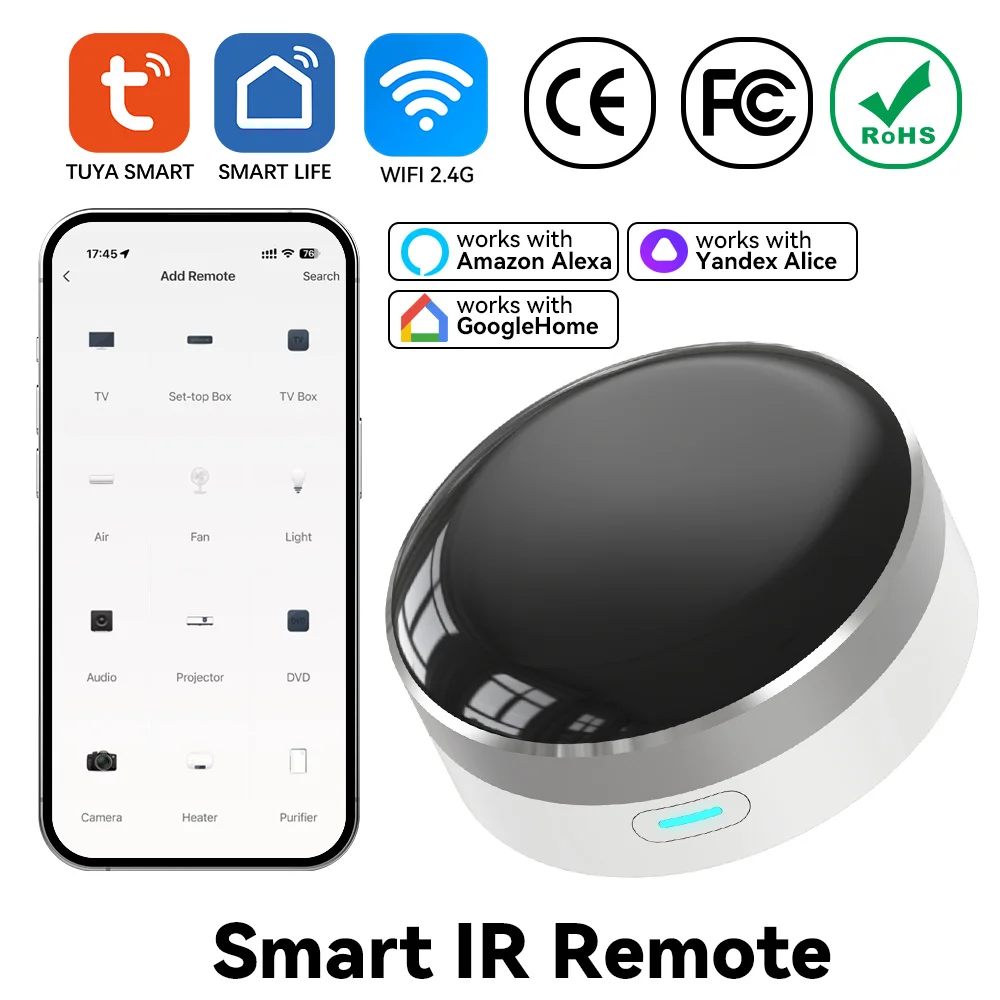Smart Home Living - YFK Controle Remoto Universal WiFi Smart