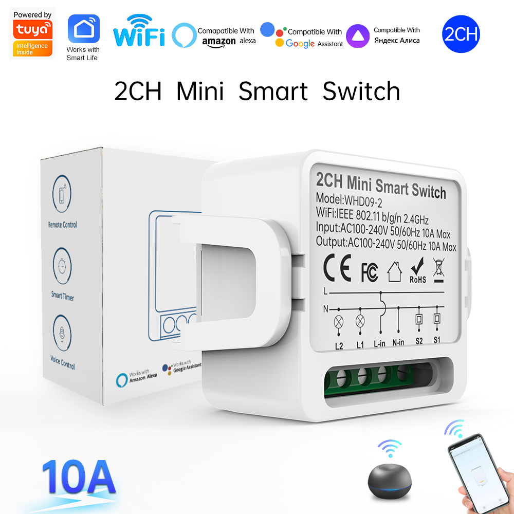 Smart Home Ikea - Interruptor Inteligente Tuya de 2 Vias