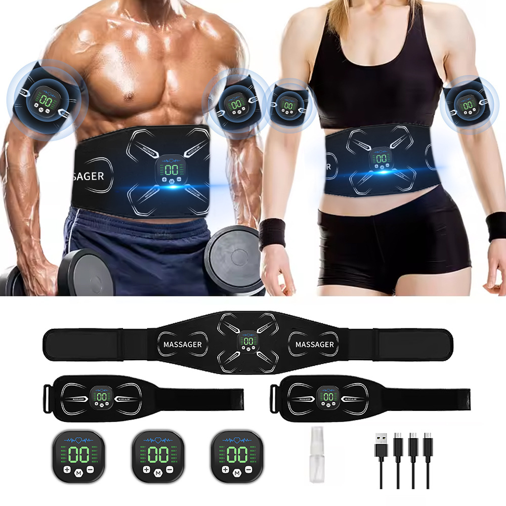 Smart Home Gym - Estimulador Muscular EMS, Treinador Abdominal, Tonificador