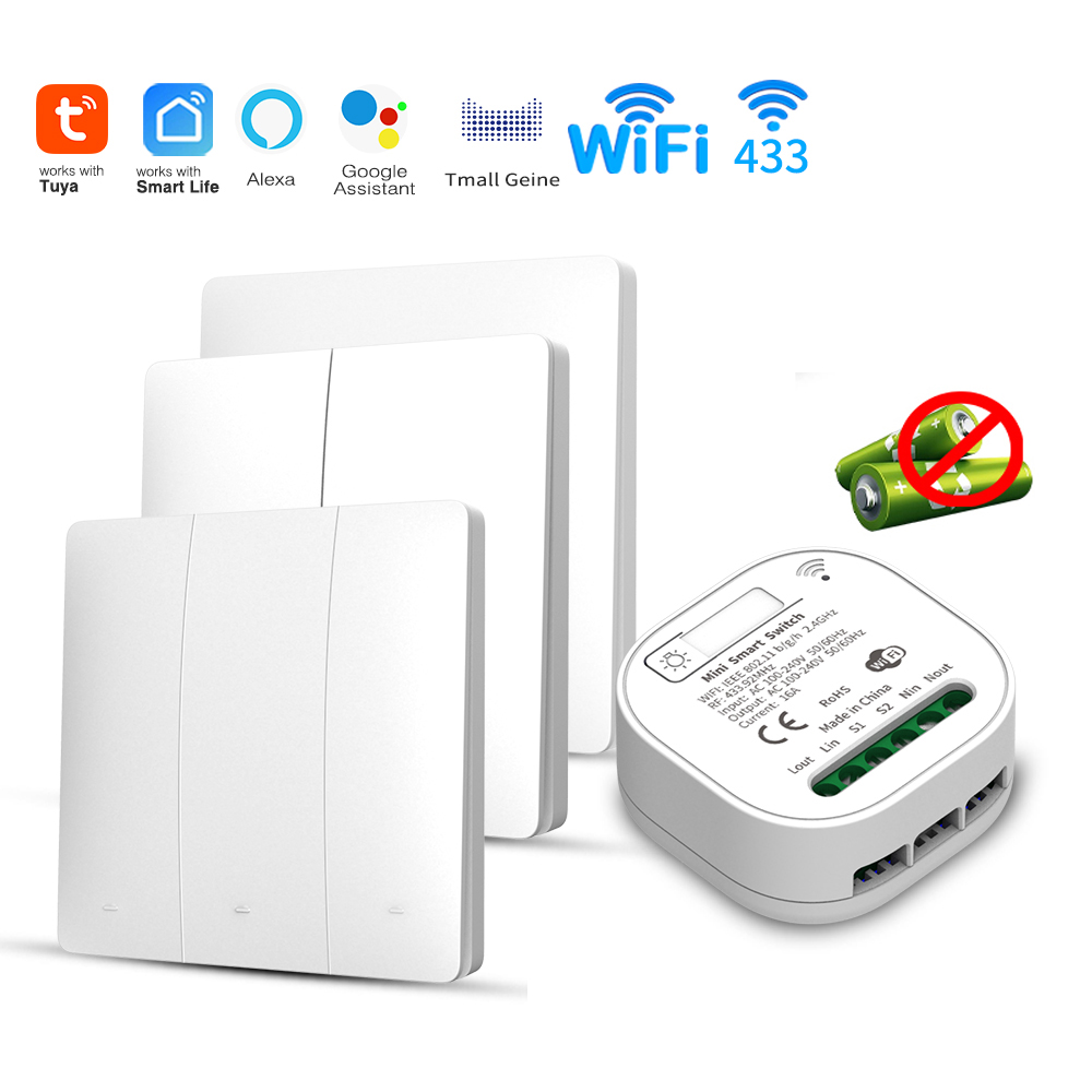 Smart Home Energy - Interruptor de Luz Inteligente Tuya WiFi