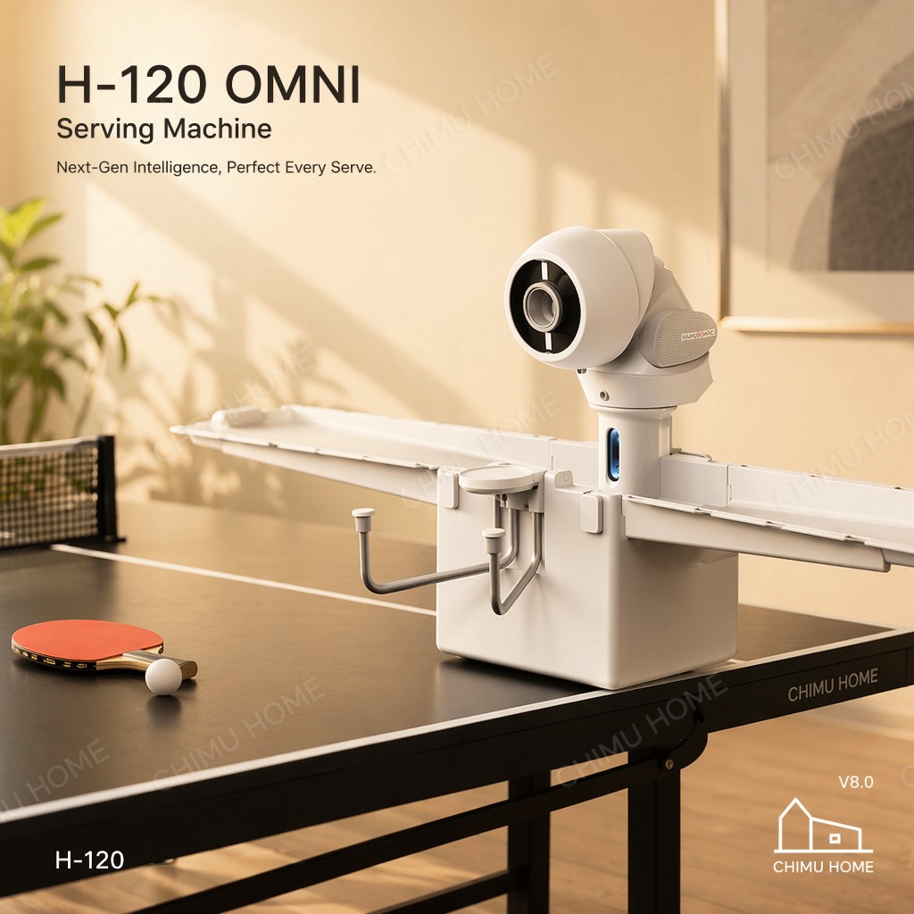 Smart Home Trainer - 【CHIMU HOME】Máquina de Tênis de Mesa