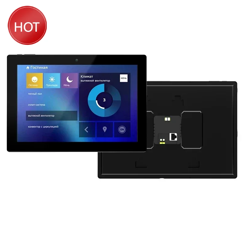 Smart Home Touchscreen Control Panel - 2024 novo 10.1 Polegada na parede