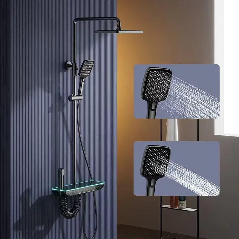 Smart Home In Us - Conjunto de Chuveiro Digital Inteligente Termostático