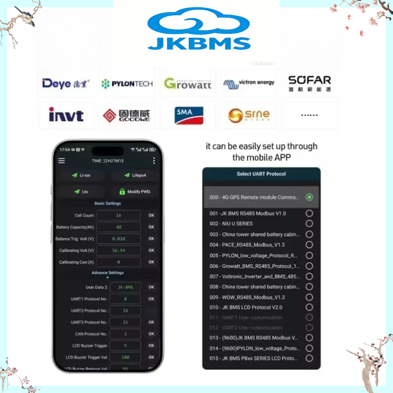 Inversor JIKONG JKBMS V19 BMS  - Smart Home Energy avaliação e preço