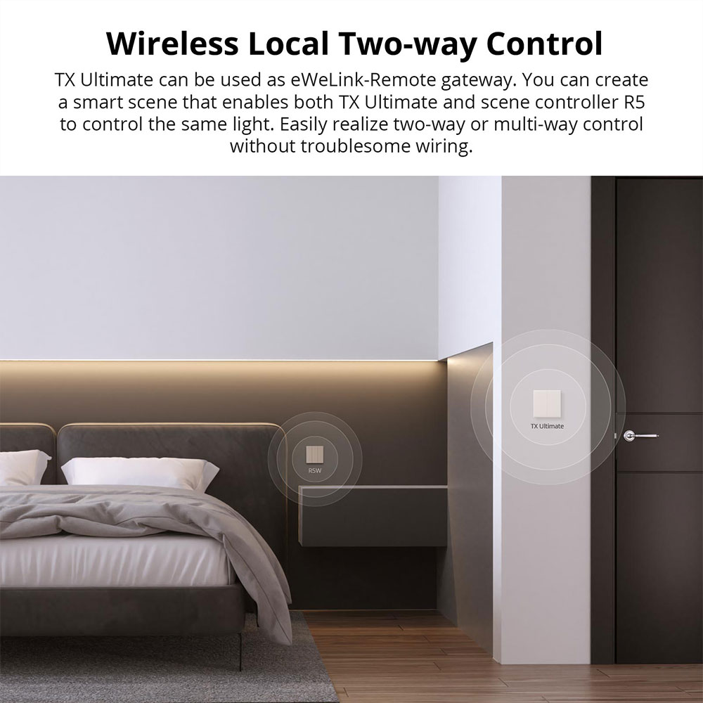 SONOFF-TX Interruptor de pared - Alexa Compatible Bulb avaliação e preço