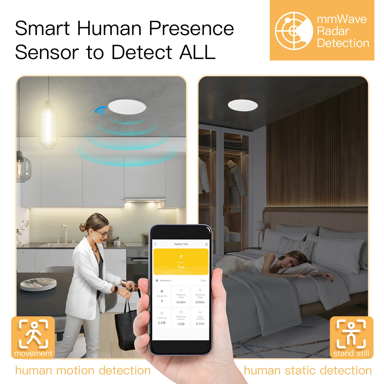 Tuya ZigBee Detector de Presen - Smart Home Wifi Hub avaliação e preço