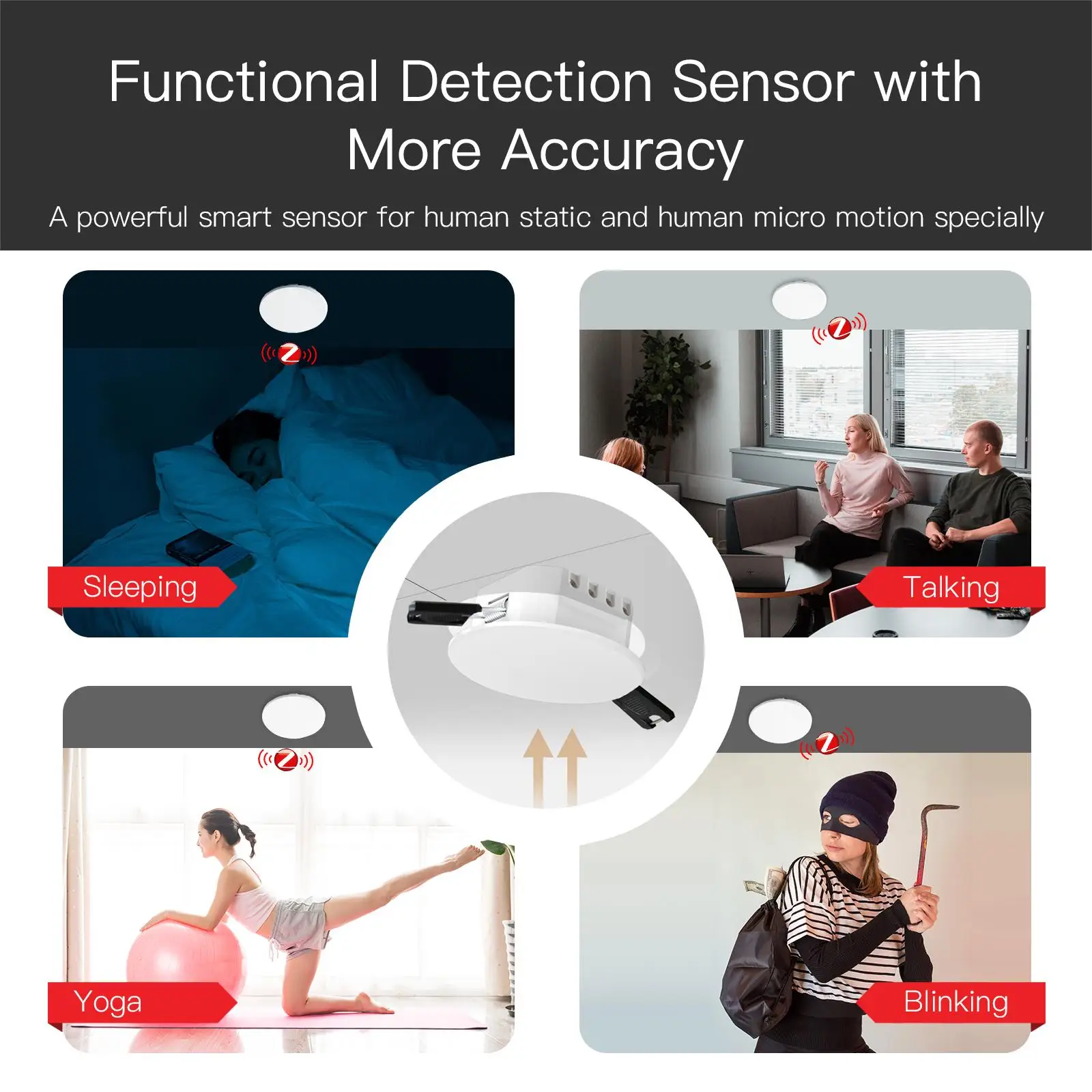 Tuya ZigBee Detector de Presen - Smart Home Wifi Hub avaliação e preço