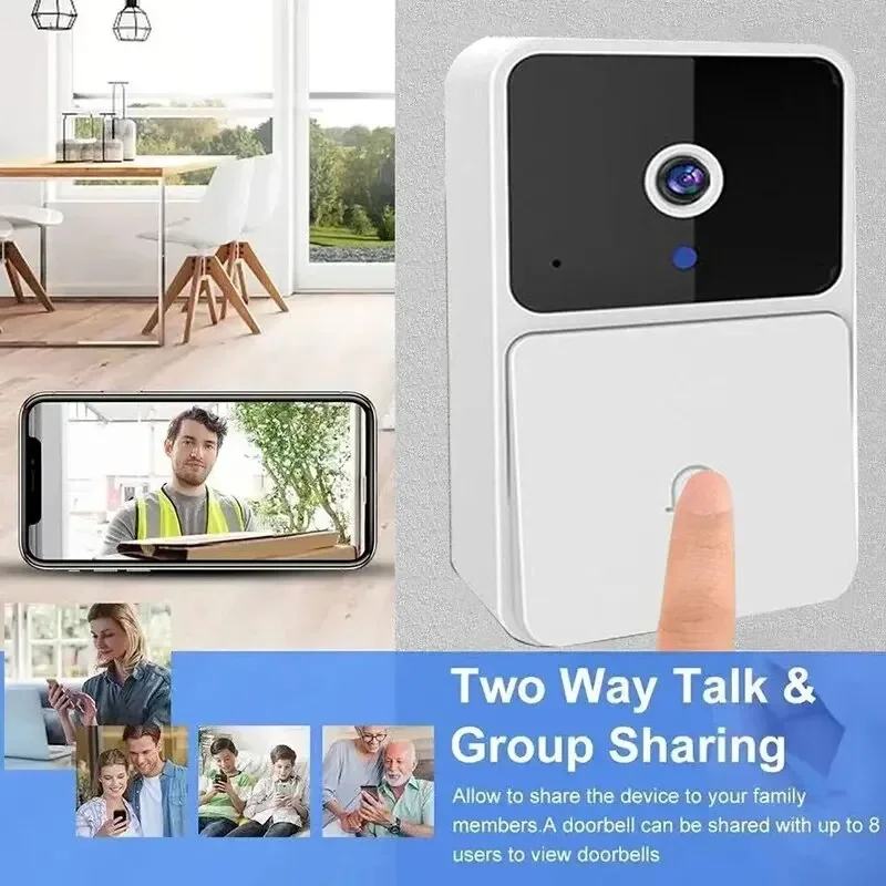 Campainha de Vídeo WiFi com Ap - Smart Home Video Doorbell Enhanced Security With Smart Doorbell avaliação e preço