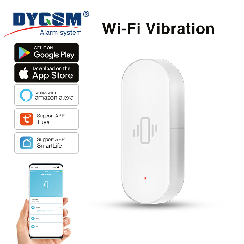 Sensor de Vibração WiFi Tuya,  - Smart Home Living avaliação e preço