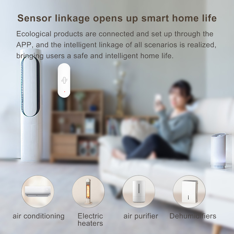 Sensor de Vibração WiFi Tuya,  - Smart Home Living avaliação e preço