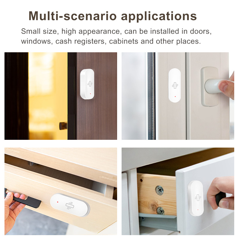 Sensor de Vibração WiFi Tuya,  - Smart Home Living avaliação e preço