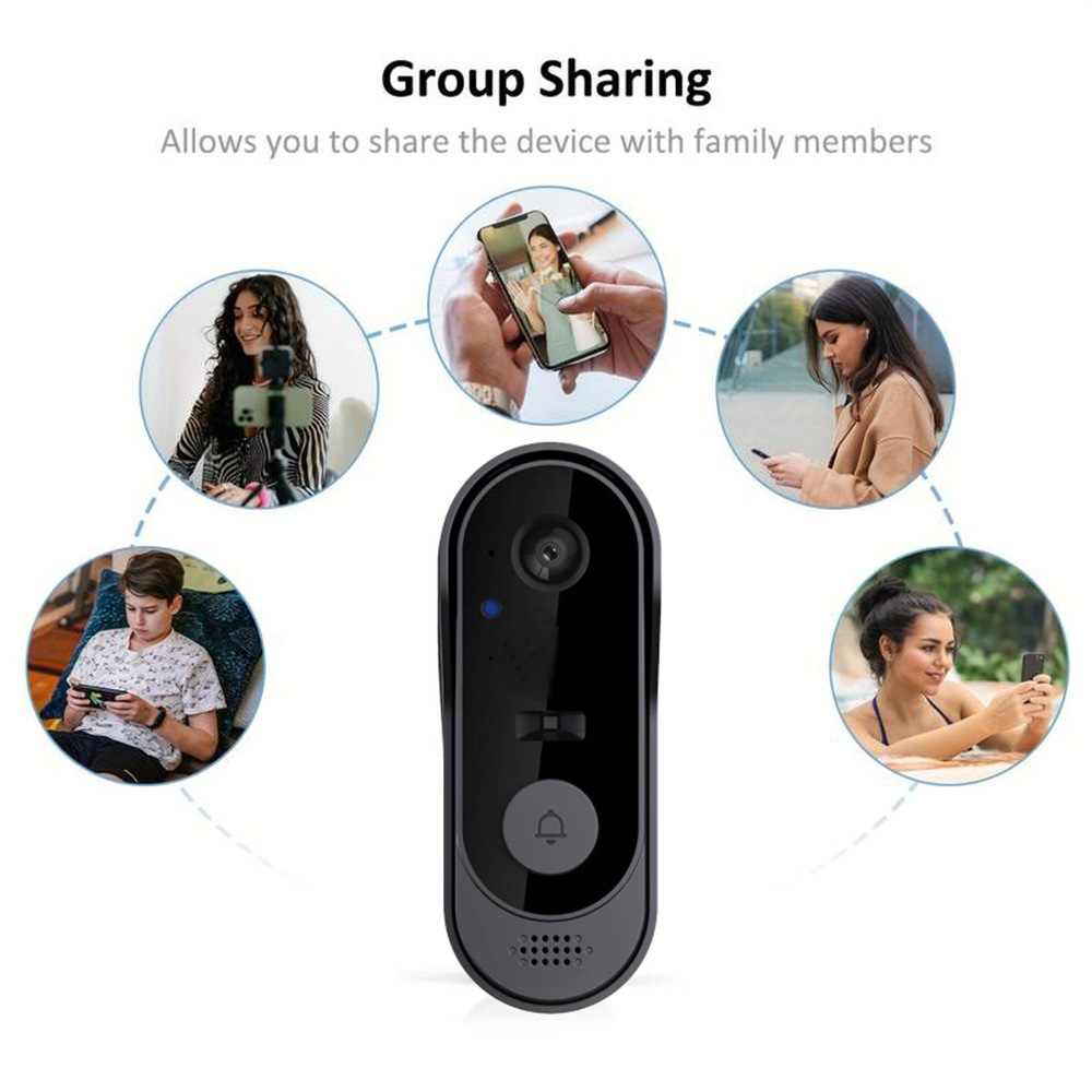 Campainha de Vídeo Inteligente - Smart Home Video Doorbell Enhanced Security With Smart Doorbell avaliação e preço