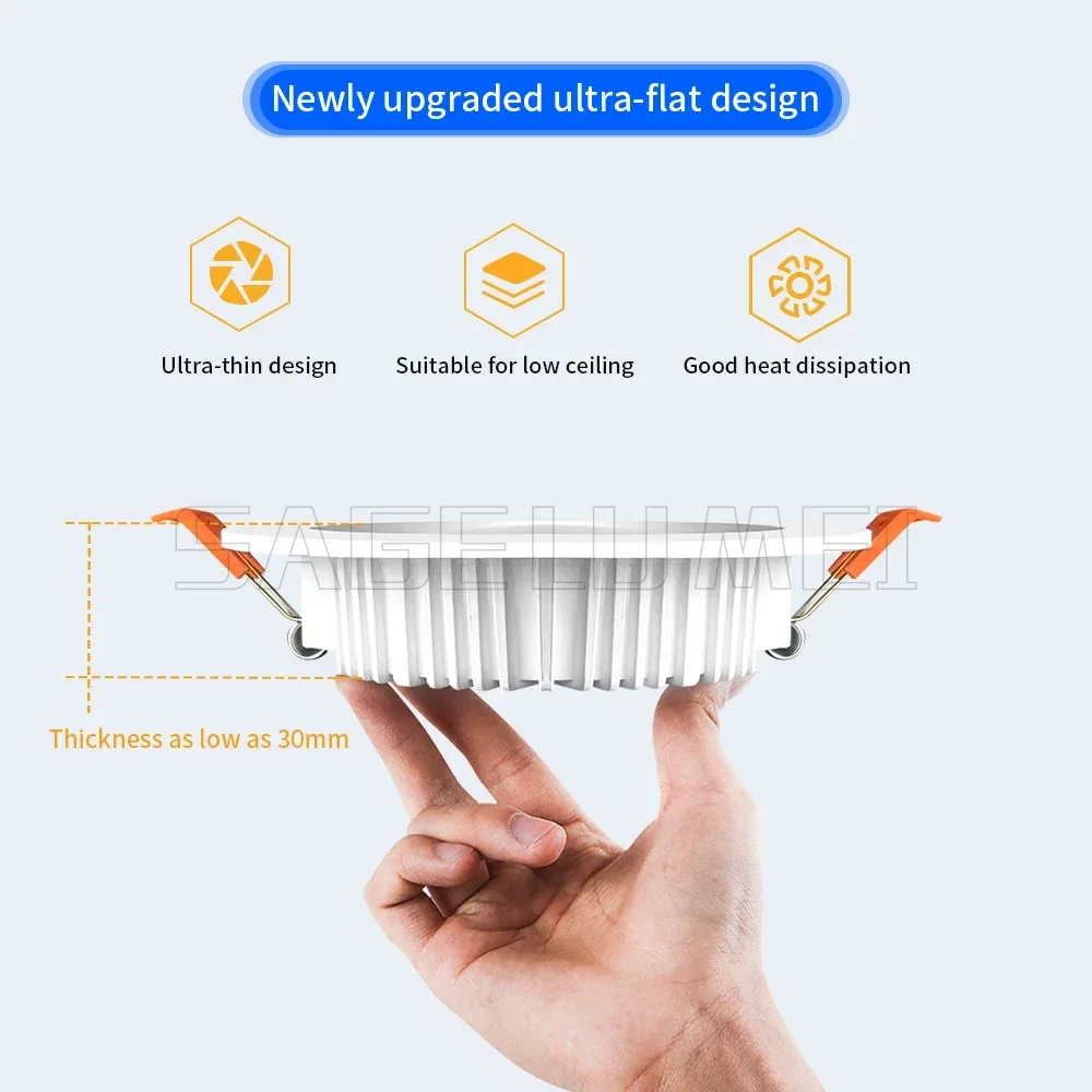 ZigBee3.0 LED Ultra-fino Downl - Alexa Compatible Bulb avaliação e preço