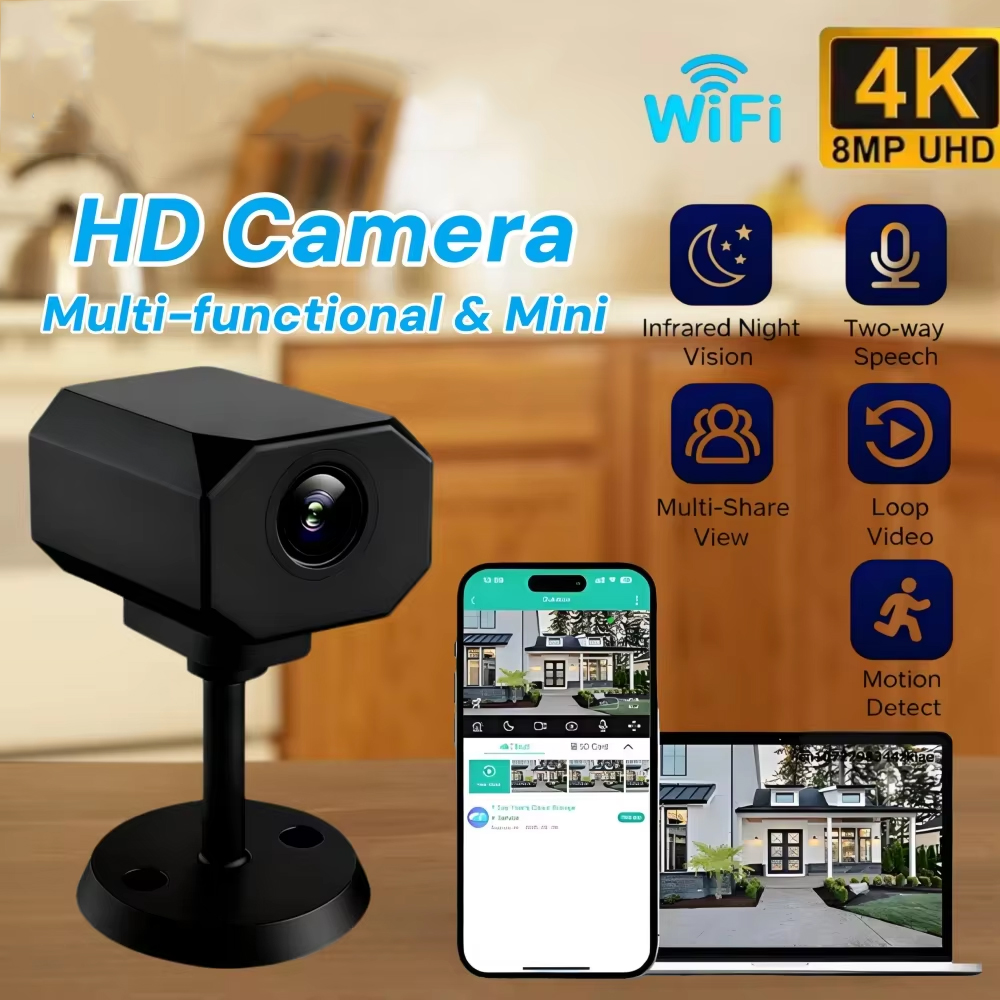 Câmera de segurança wi-fi 4k h - Smart Home Design avaliação e preço