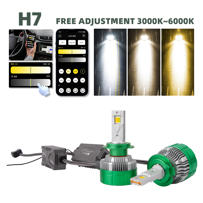 Melhor vendedor h8 h7 led lâmp - Voice Control Light Bulb avaliação e preço