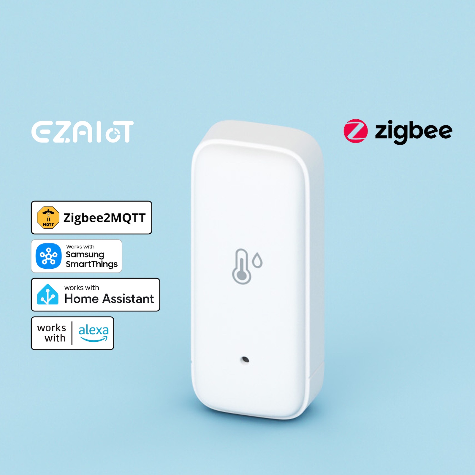 Sensor de Temperatura e Umidad - Smart Home Zigbee 3.0 avaliação e preço