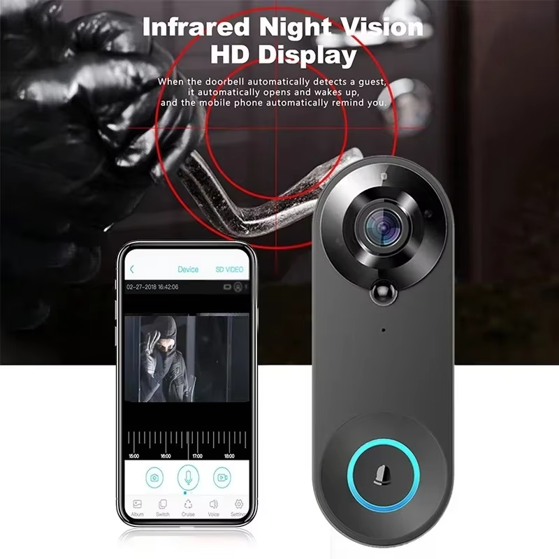 Hd 1080p inteligente sem fio c - Smart Home Video Doorbell Enhanced Security With Smart Doorbell avaliação e preço