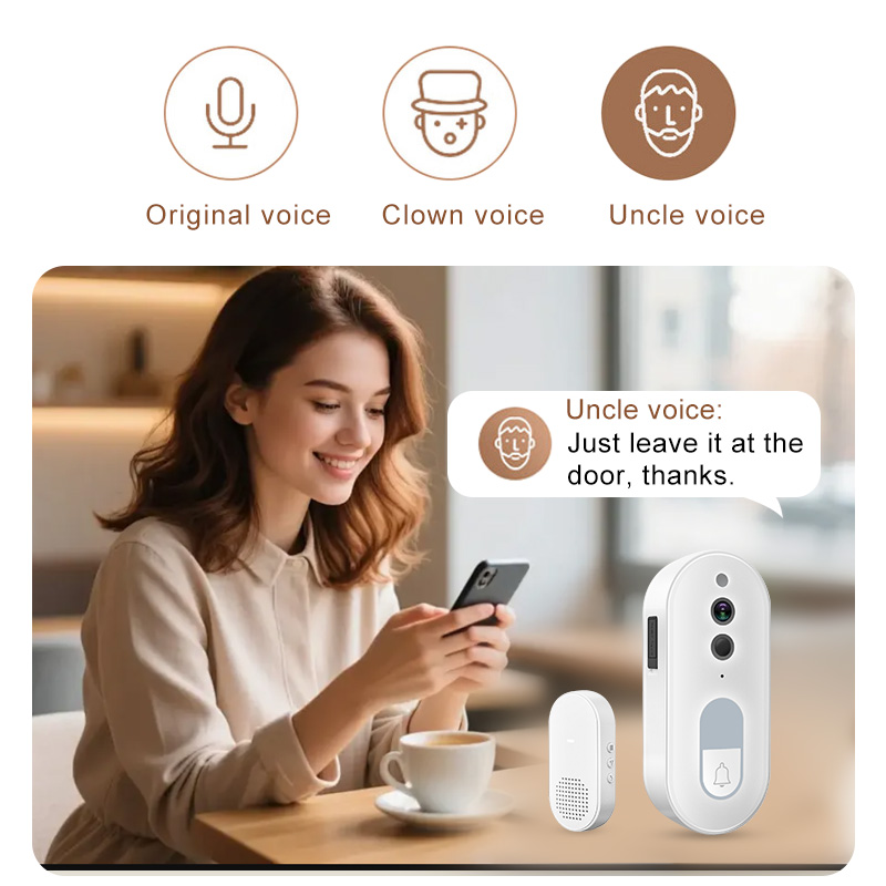 Campainha de Vídeo Inteligente - Smart Home Video Doorbell Enhanced Security With Smart Doorbell avaliação e preço