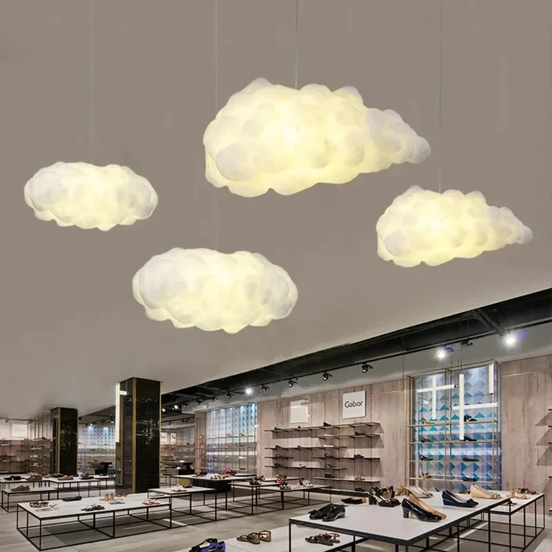 LED Cloud Pendant Lamp for Ind - Voice Control Light Bulb avaliação e preço