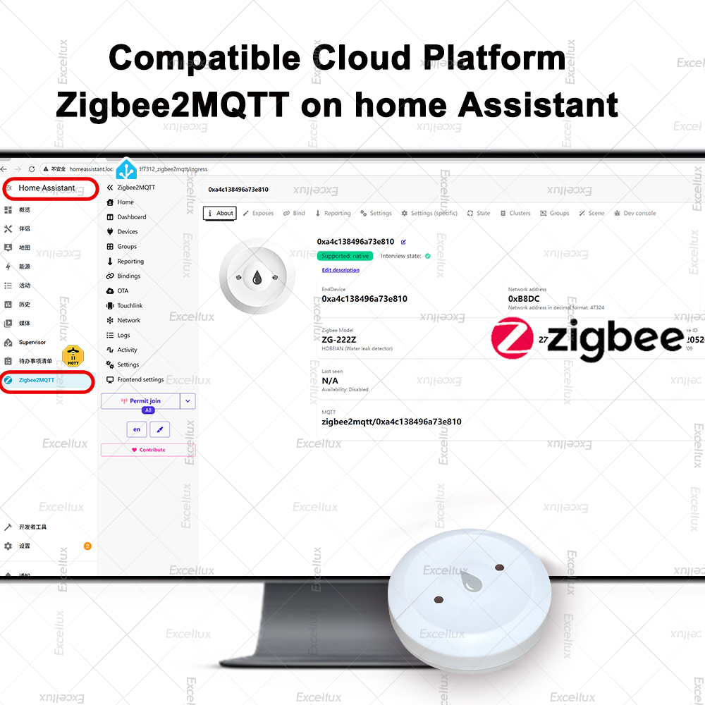 Zigbee detector de água sensor - Smart Home Blog avaliação e preço