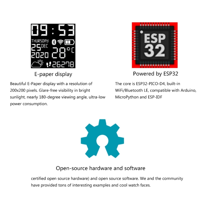 K0ea esp32 smartwatch código a - Smart Home Open Source avaliação e preço