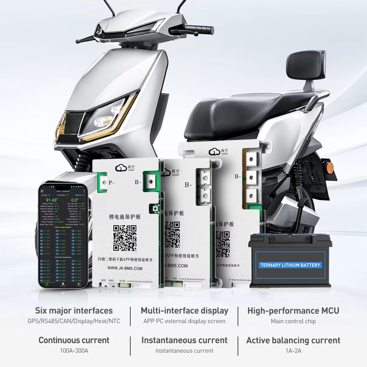 JIKONG JK-B2A24S30P 300A Balan - Smart Home Energy avaliação e preço