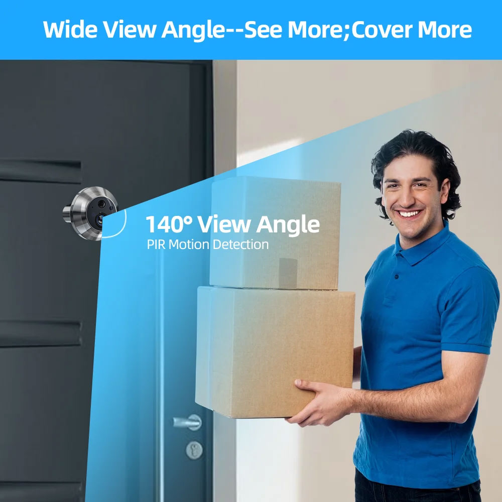 Câmera de Porta Inteligente Tu - Smart Home Video Doorbell Enhanced Security With Smart Doorbell avaliação e preço