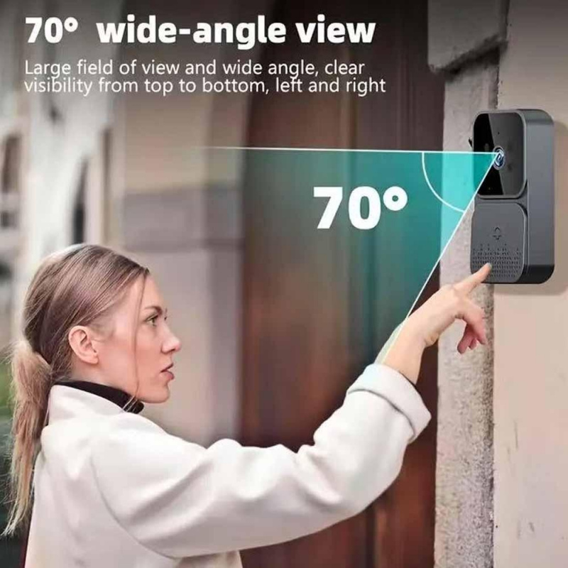 Campainha Inteligente WiFi 2.4 - Smart Home Video Doorbell Enhanced Security With Smart Doorbell avaliação e preço