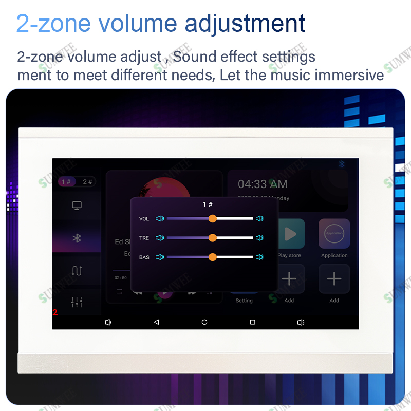 Home Smart Auido em amplificad - Smart Home Touchscreen Control Panel avaliação e preço