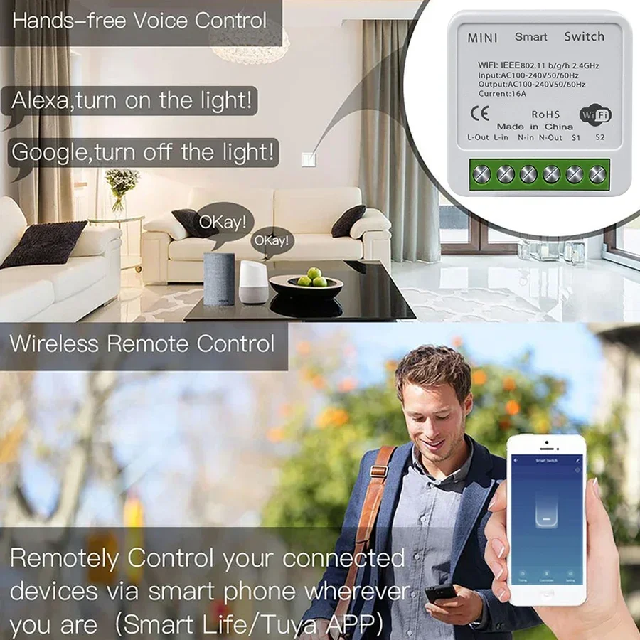 Módulo de Interruptor Intelige - Smart Home Google Assistant avaliação e preço
