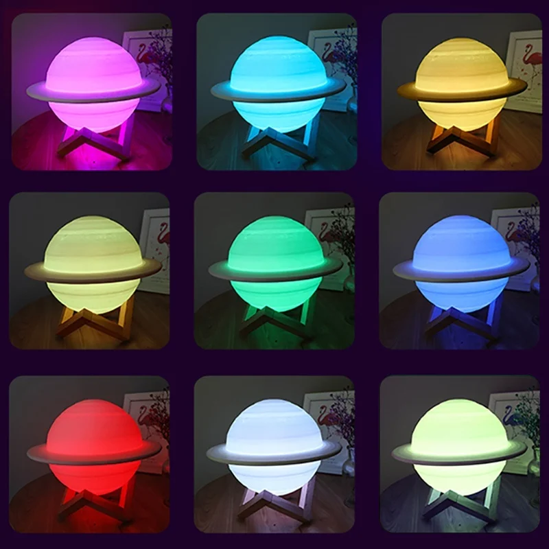 Led night light impressão 3d s - Voice Control Light Bulb avaliação e preço