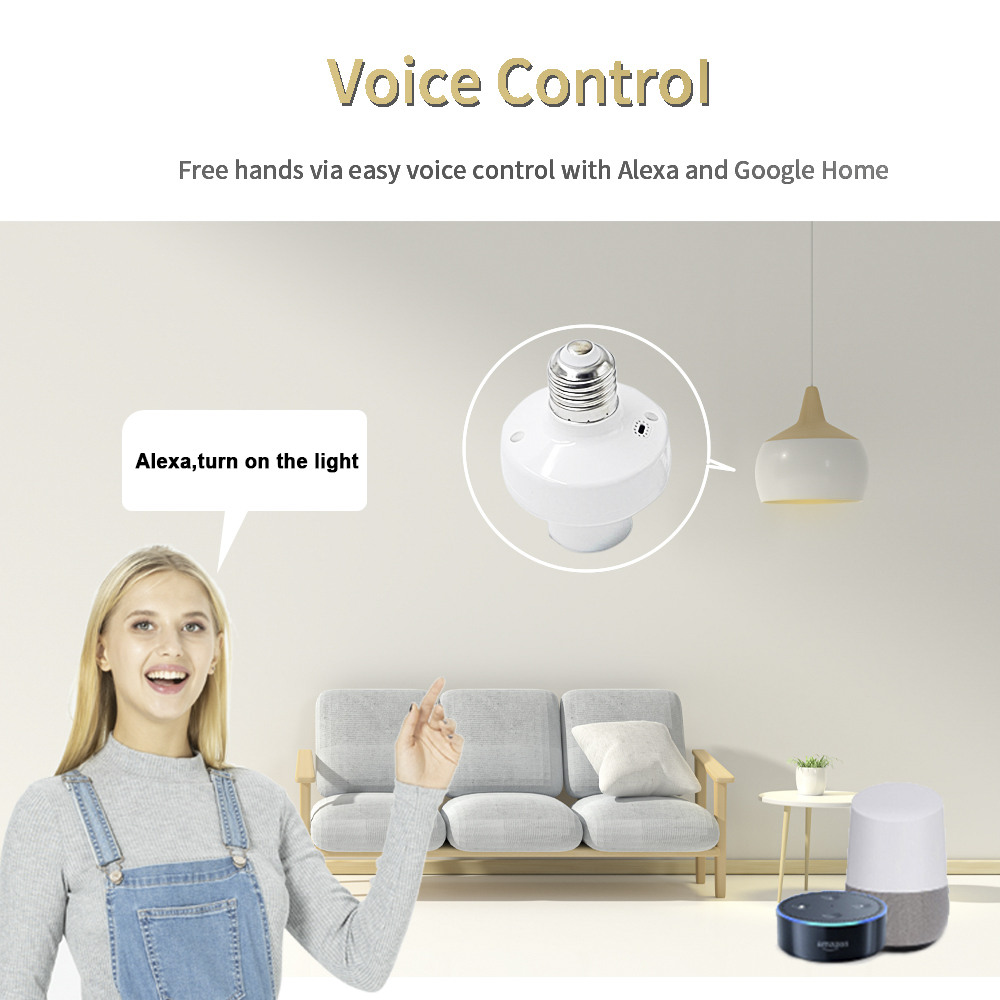 Adaptador de Lâmpada E27 EWeli - Voice Control Light Bulb avaliação e preço