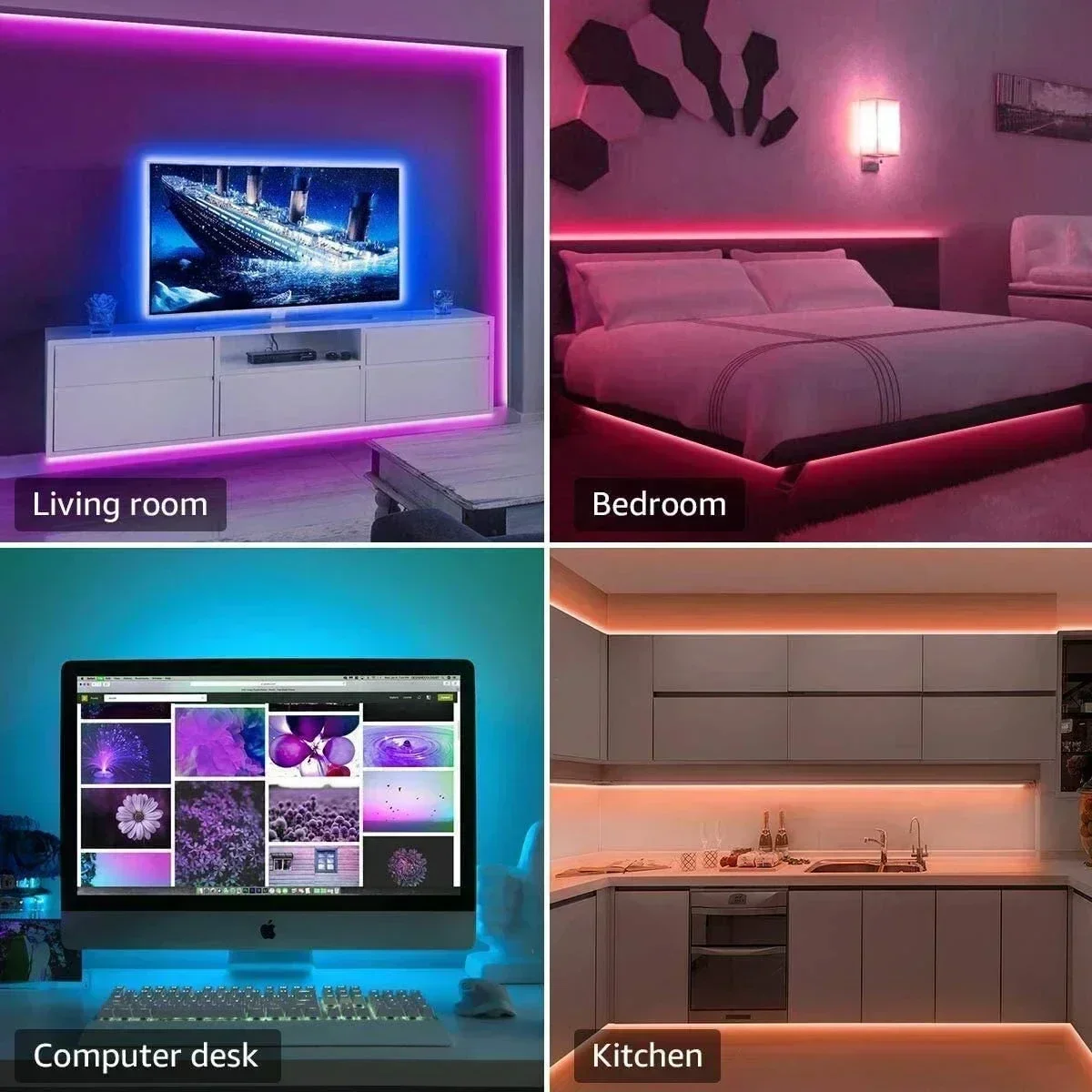 Faixa de luz led rgb inteligen - Voice Control Light Bulb avaliação e preço