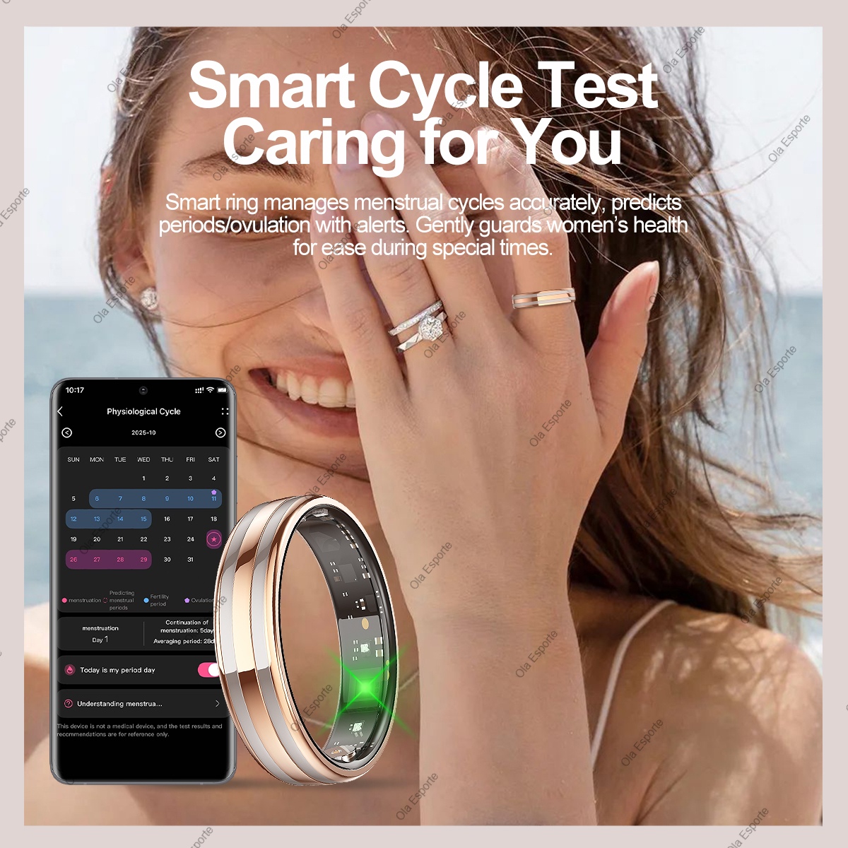 Novo anel inteligente feminino - Smart Home Trainer avaliação e preço