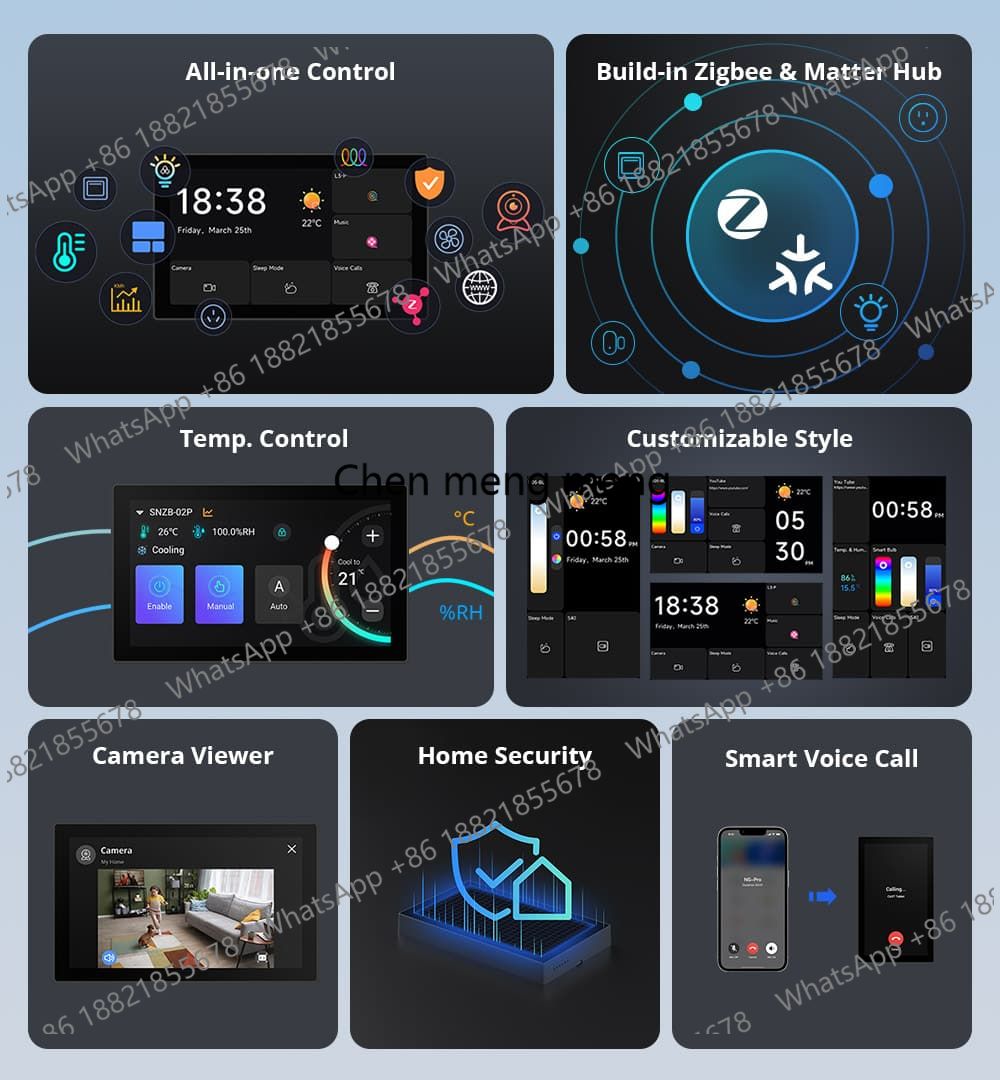 Painel de Controle Inteligente - Smart Home Touchscreen Control Panel avaliação e preço