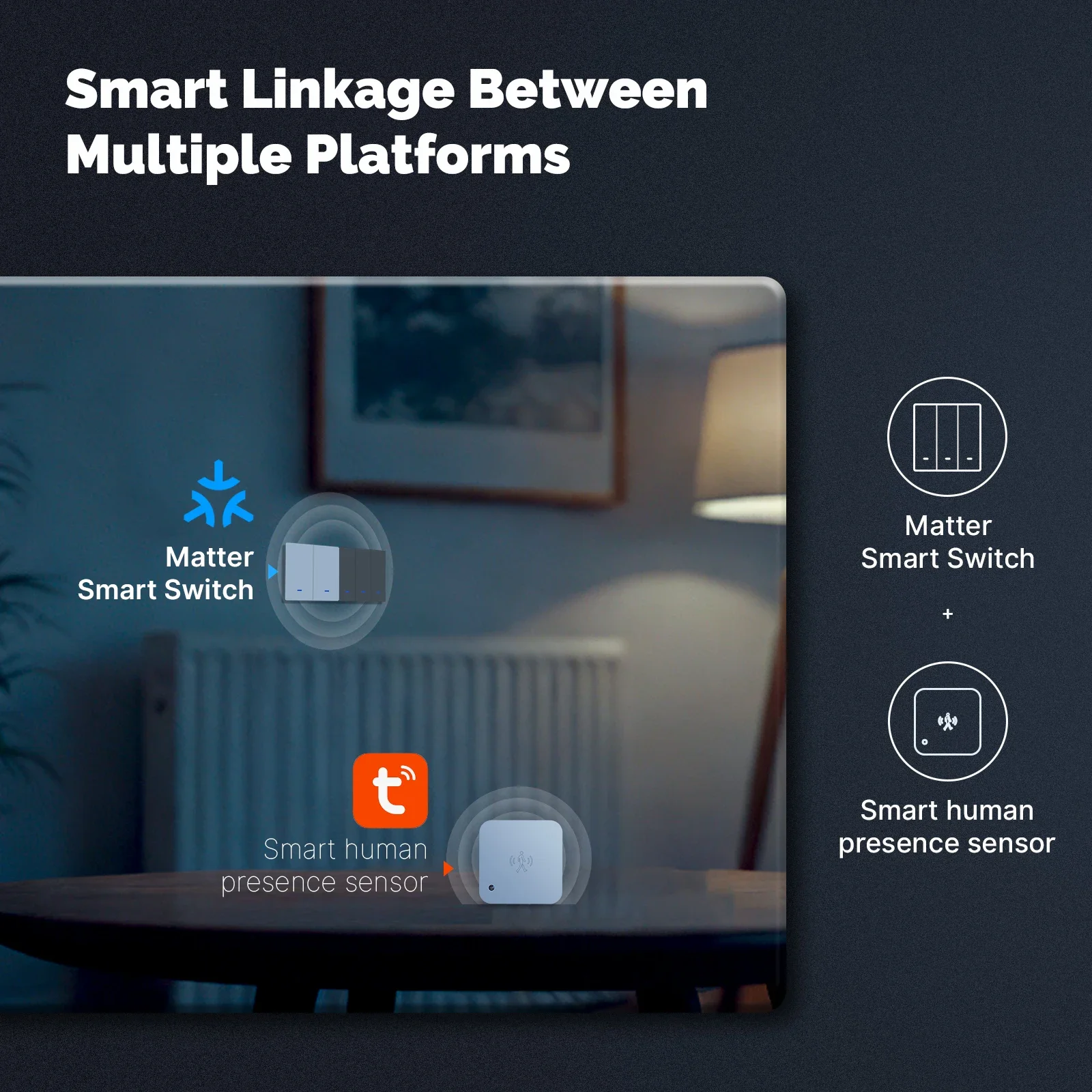 MOES Matter Tuya WiFi Interrup - Smart Home Ikea avaliação e preço