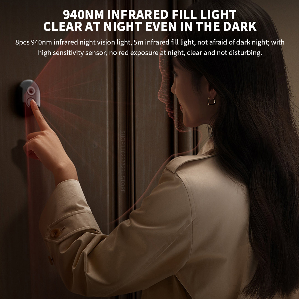Xiaomi-Smart Cat Eye 2 Câmera  - Smart Home Video Doorbell Enhanced Security With Smart Doorbell avaliação e preço