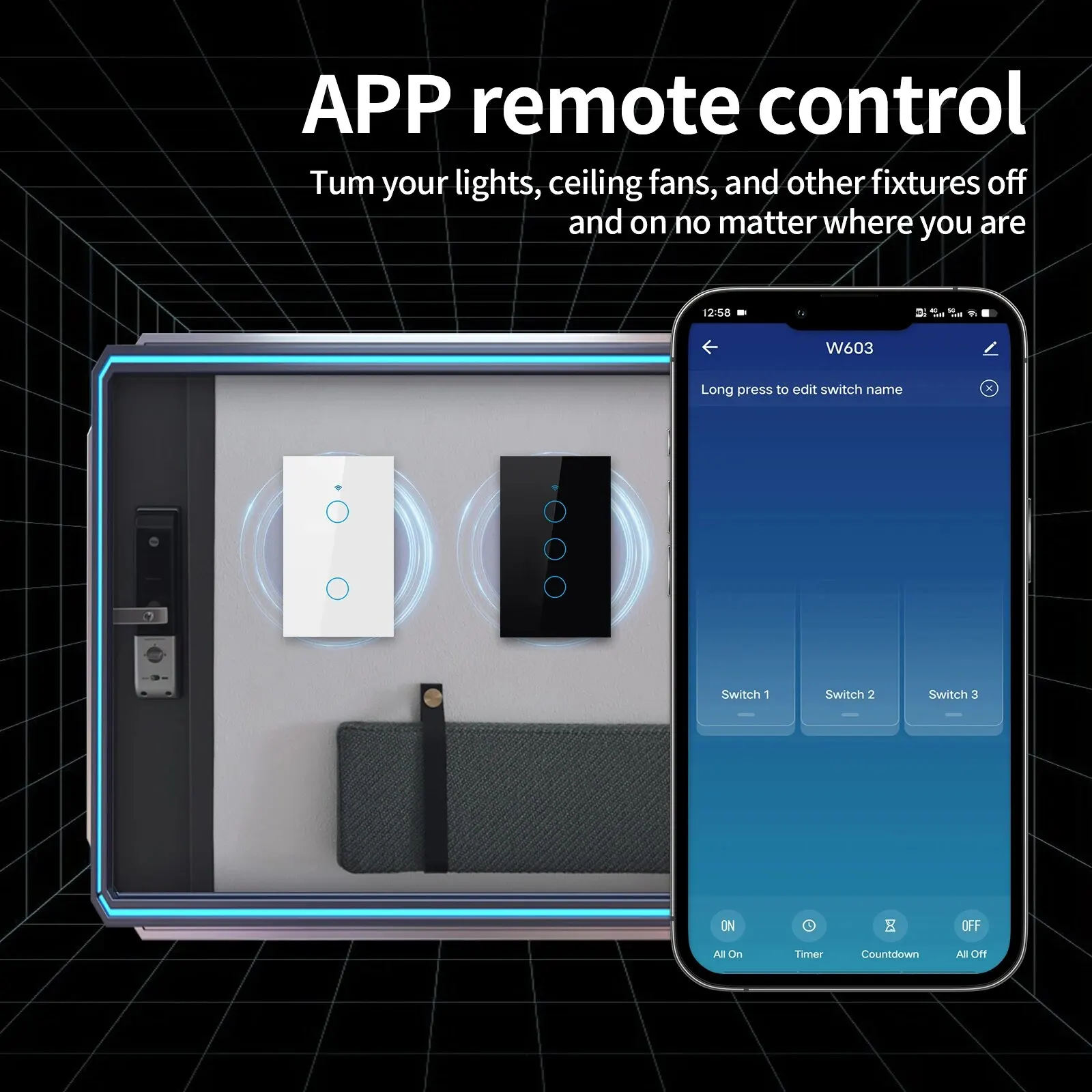 Interruptor de luz inteligente - Smart Home Google Assistant avaliação e preço